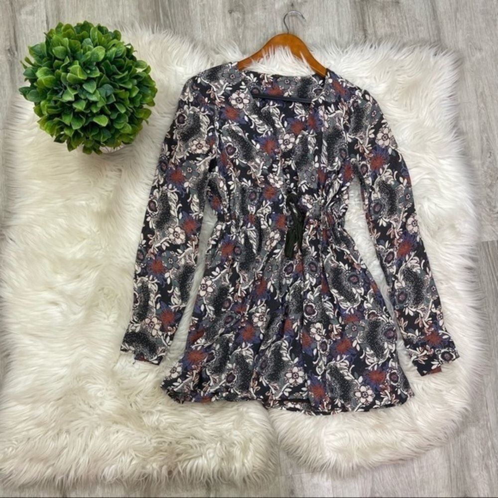 Free People Stealing Fire Henley Dress - Picture 2 of 8